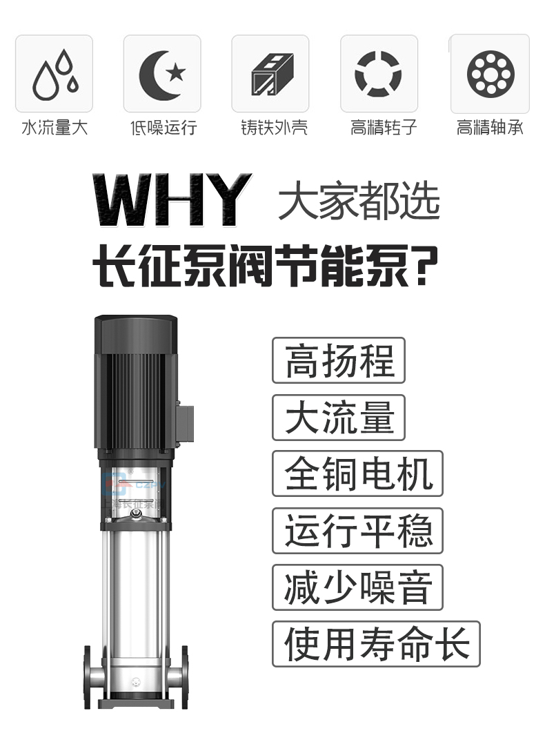 GDL立式多級(jí)管道離心泵循環(huán)水泵產(chǎn)品優(yōu)勢(shì)